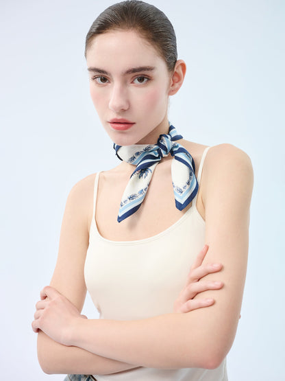 14MM Mulberry Silk Floral Print Women Scarf
