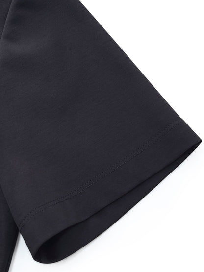 100% Cotton Women T-Shirt With 18MM Gambiered Canton Gauze Pocket