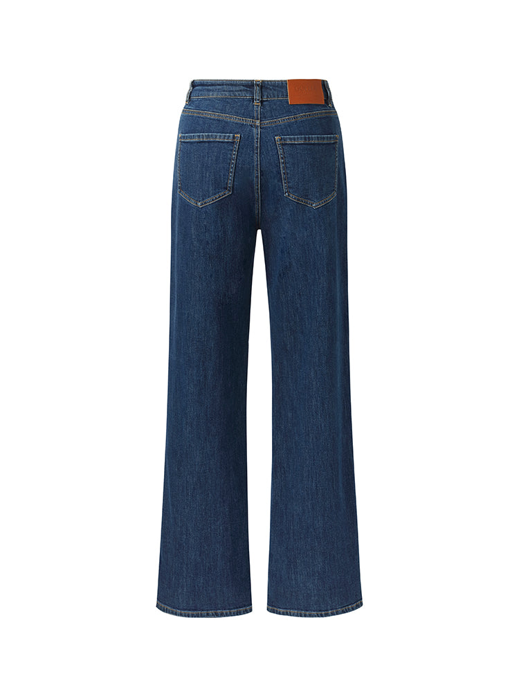 Denim Adjustable Waist Women Jeans