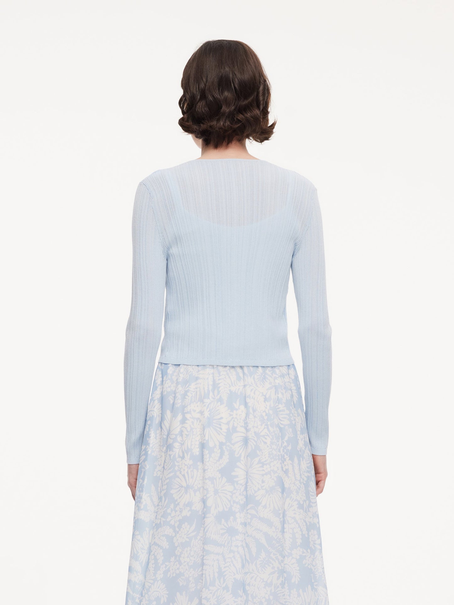 Cotton H-Line Women V-Neck Cardigan