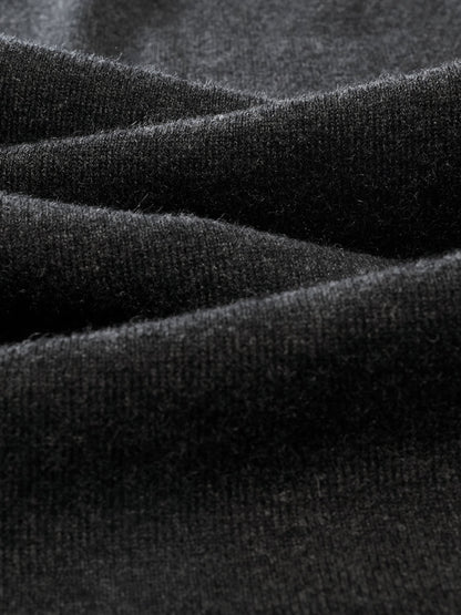 Wool Blend Back Slit Women Knit Skirt