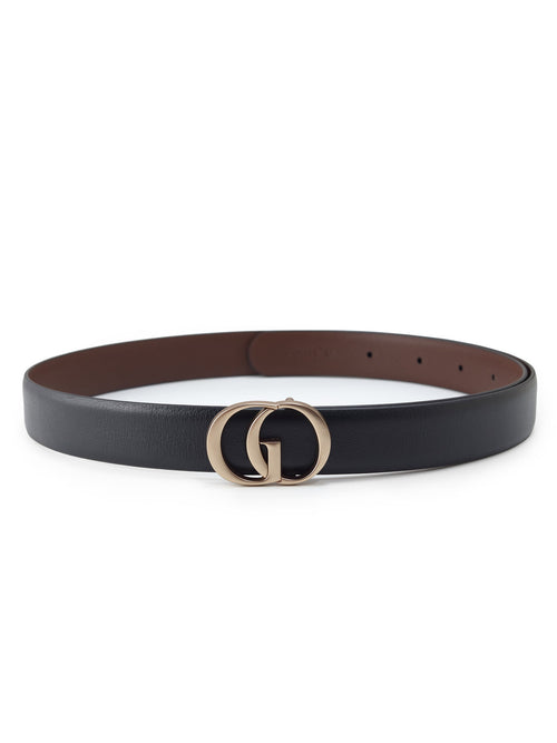 GO Letter Women Leather Belt Size Medium
