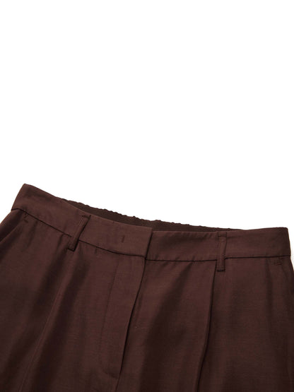Tencel Acetate Linen Blend Women Pants