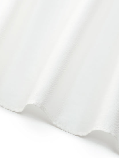 Tencel Blend Women Cap Sleeve Maxi Dress With Ribbon