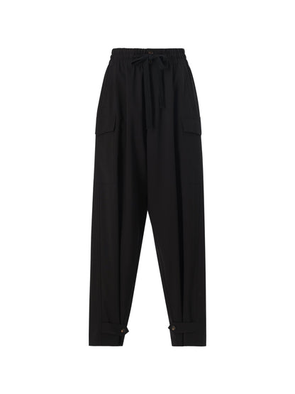 Machine Washable Wool Blend Unisex Straight Leg Pants