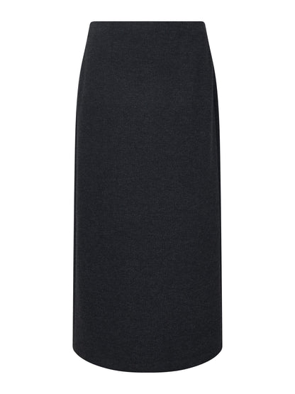 Knit Vest & Mock Neck Top & Skirt Three-Piece Set