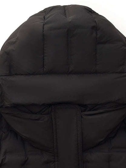 Water-repellent And Windproof Hooded Goose Down Coat
