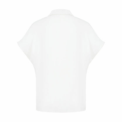 22 Momme Silk Short Sleeve Women Shirt