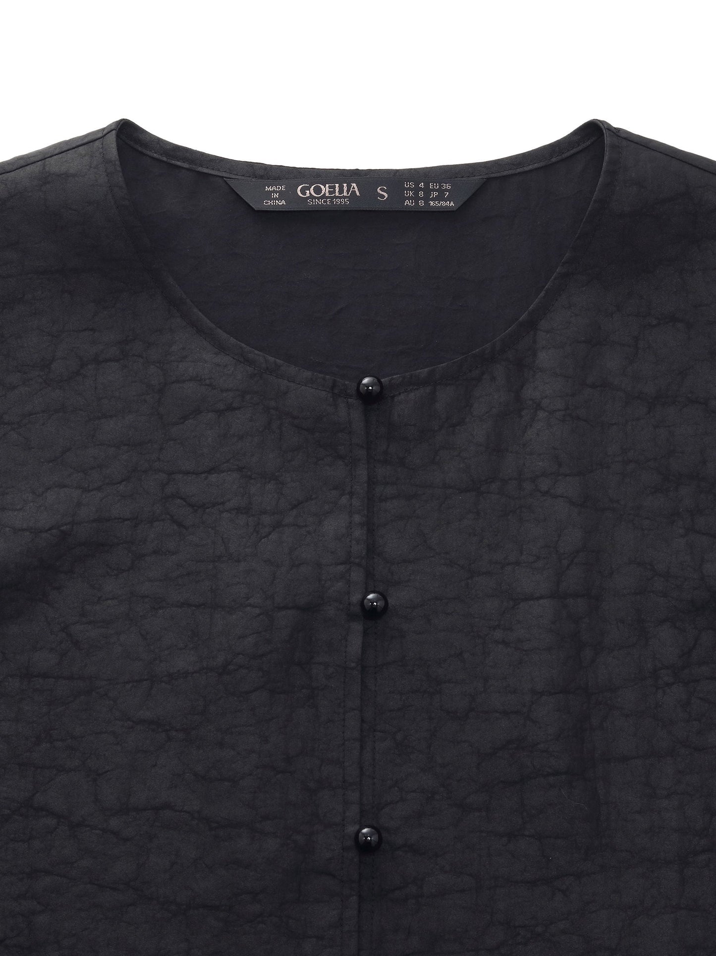 18MM Gambiered Canton Gauze Women Embroidered Hem Vest