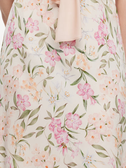 19MM Mulberry Silk Floral Print Women Skirt