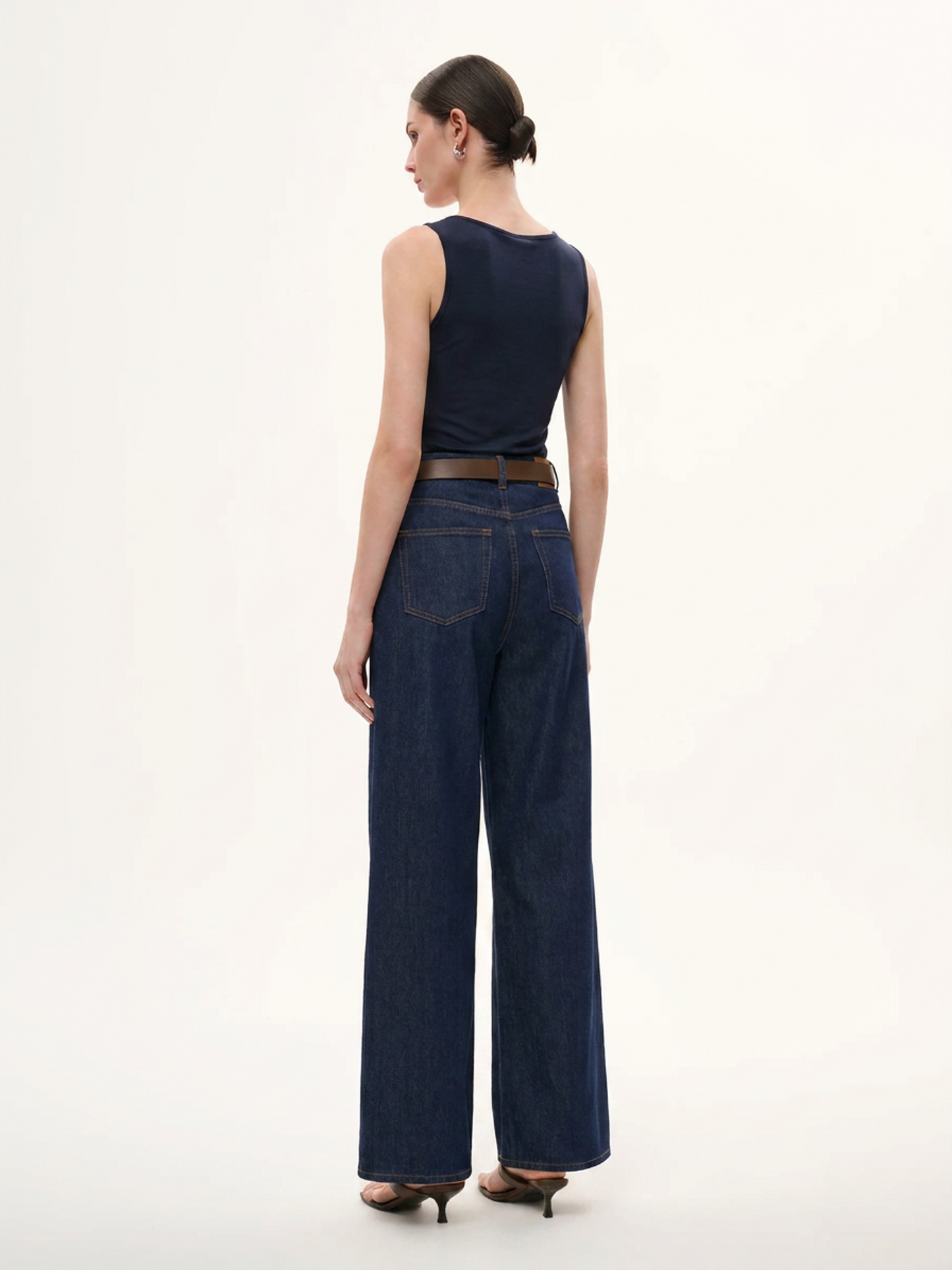 Twist Front Women Knit Tank Top