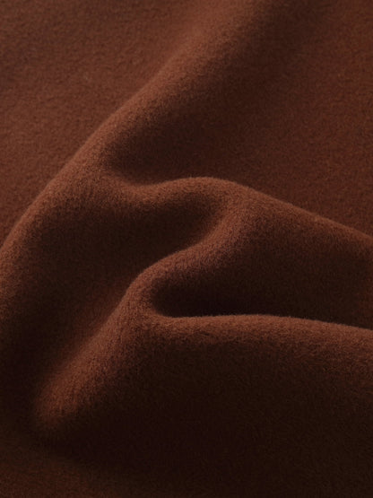 Cashmere Wool Blend Double-Faced Women Cropped Jacket