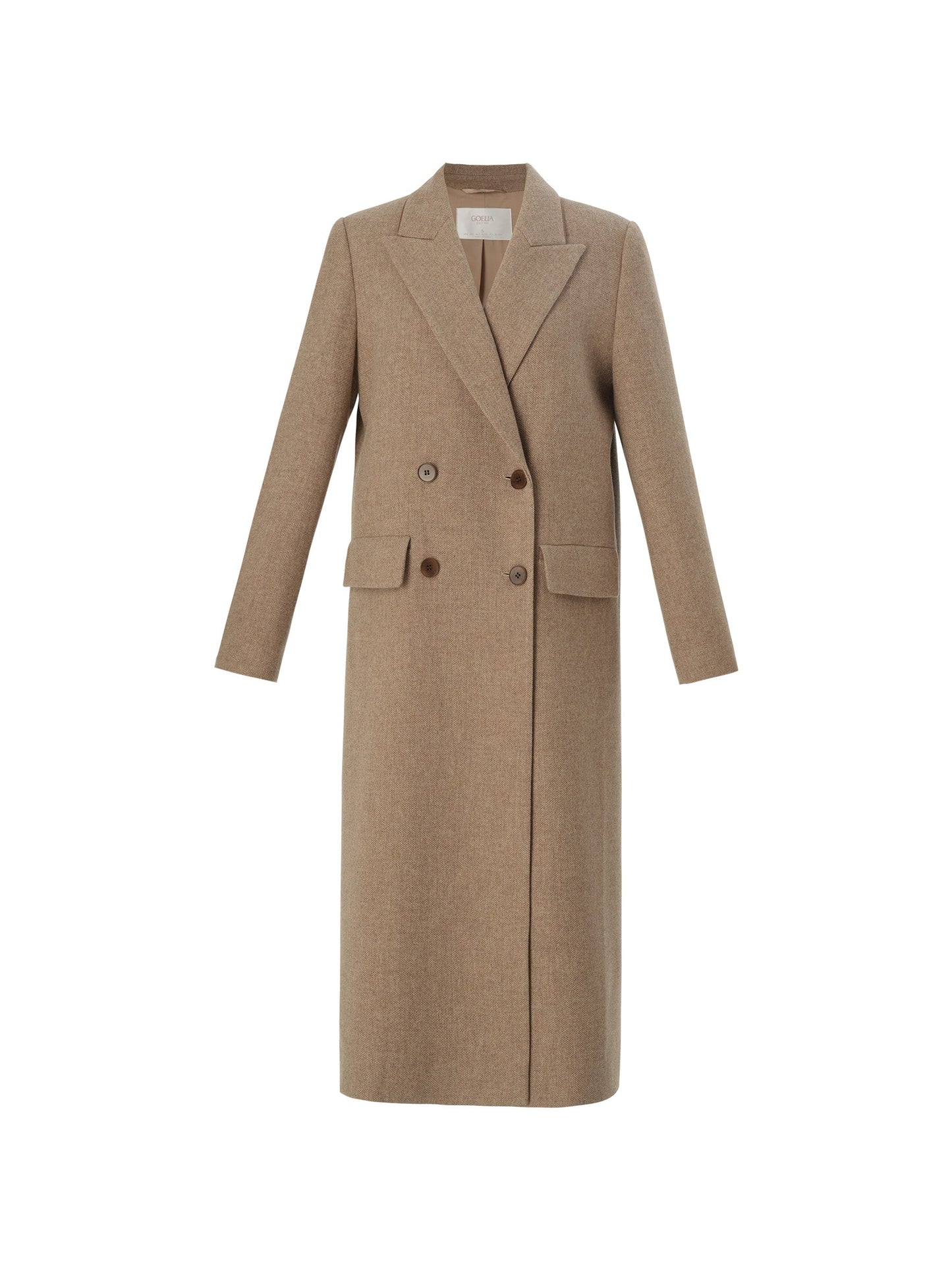 Washable Wool Cashmere Blend Women Overcoat