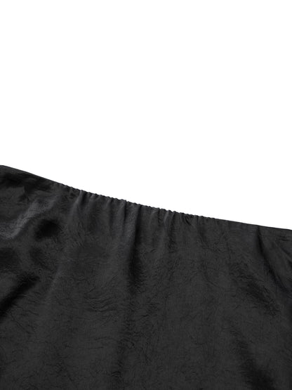100% Acetate Women A-Line Skirt