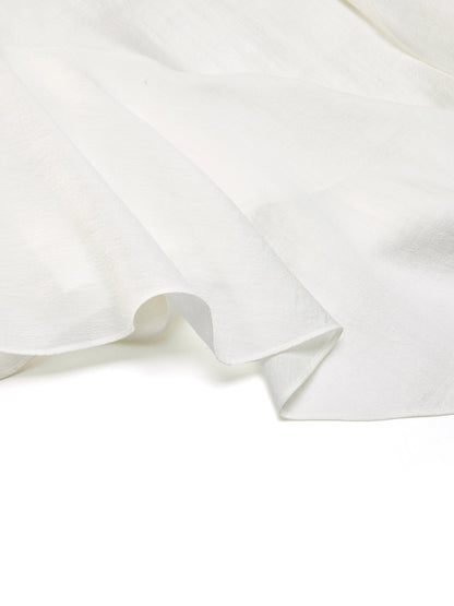 Lyocell Acetate Blend Ruffle-Detail Women Tank Top