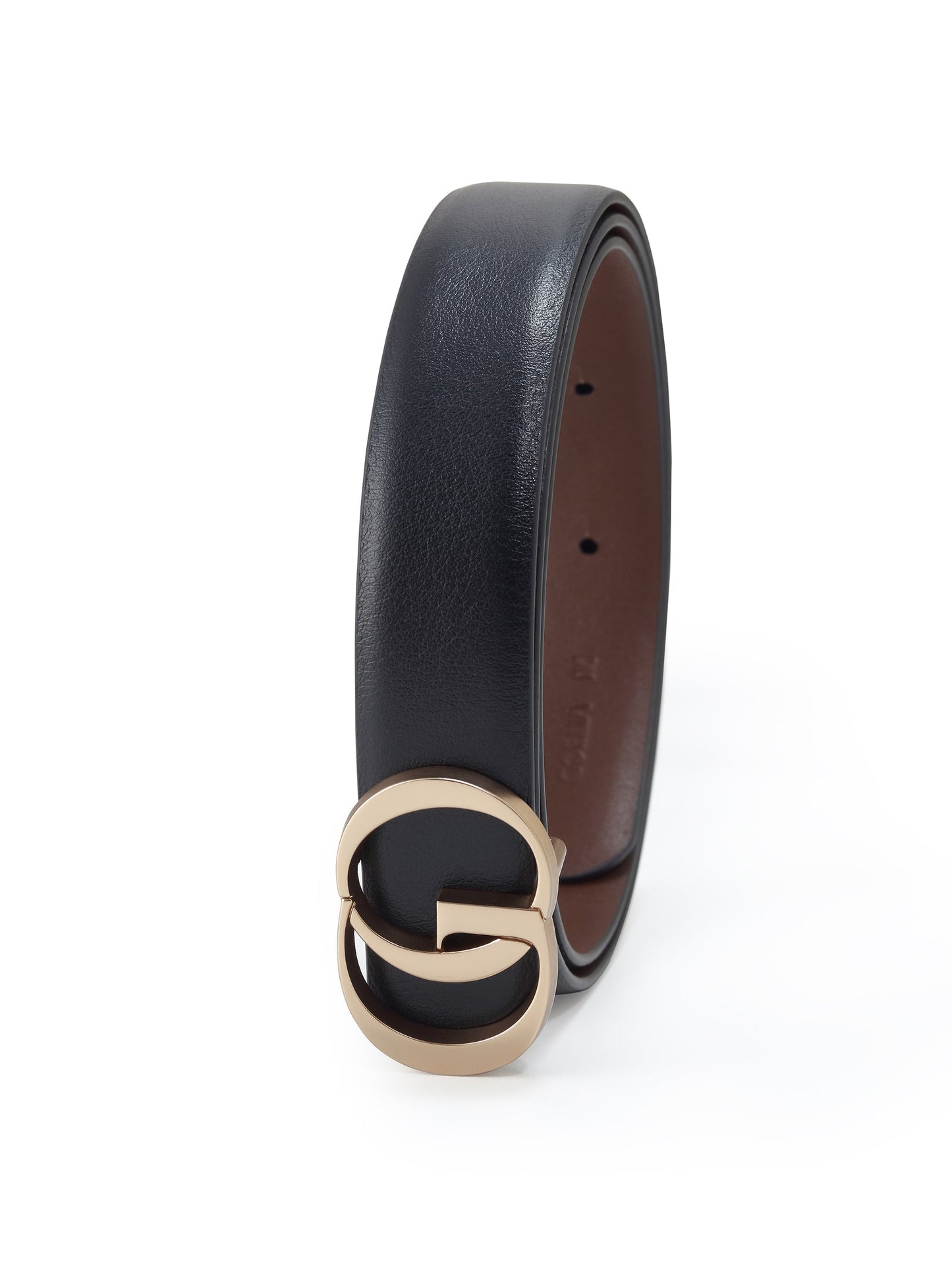 GO Letter Women Leather Belt Size Medium