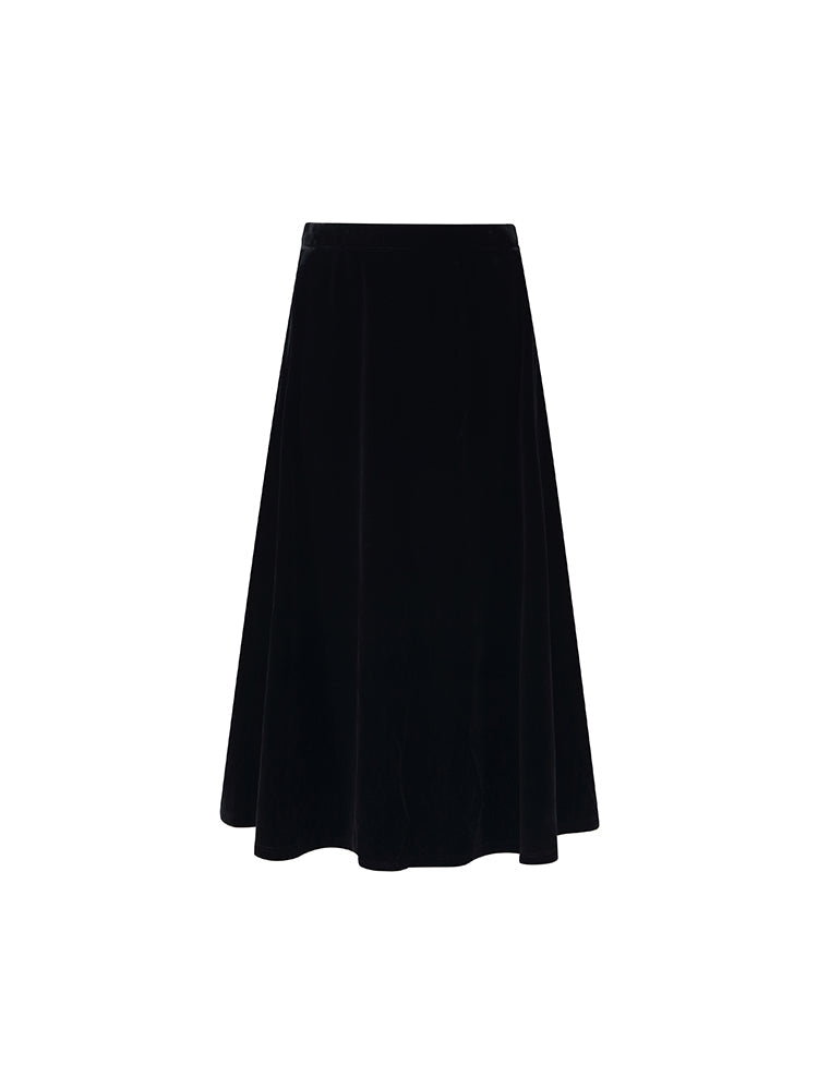 Washable Wool Double-Breasted Jacket And Skirt Two-Piece Set