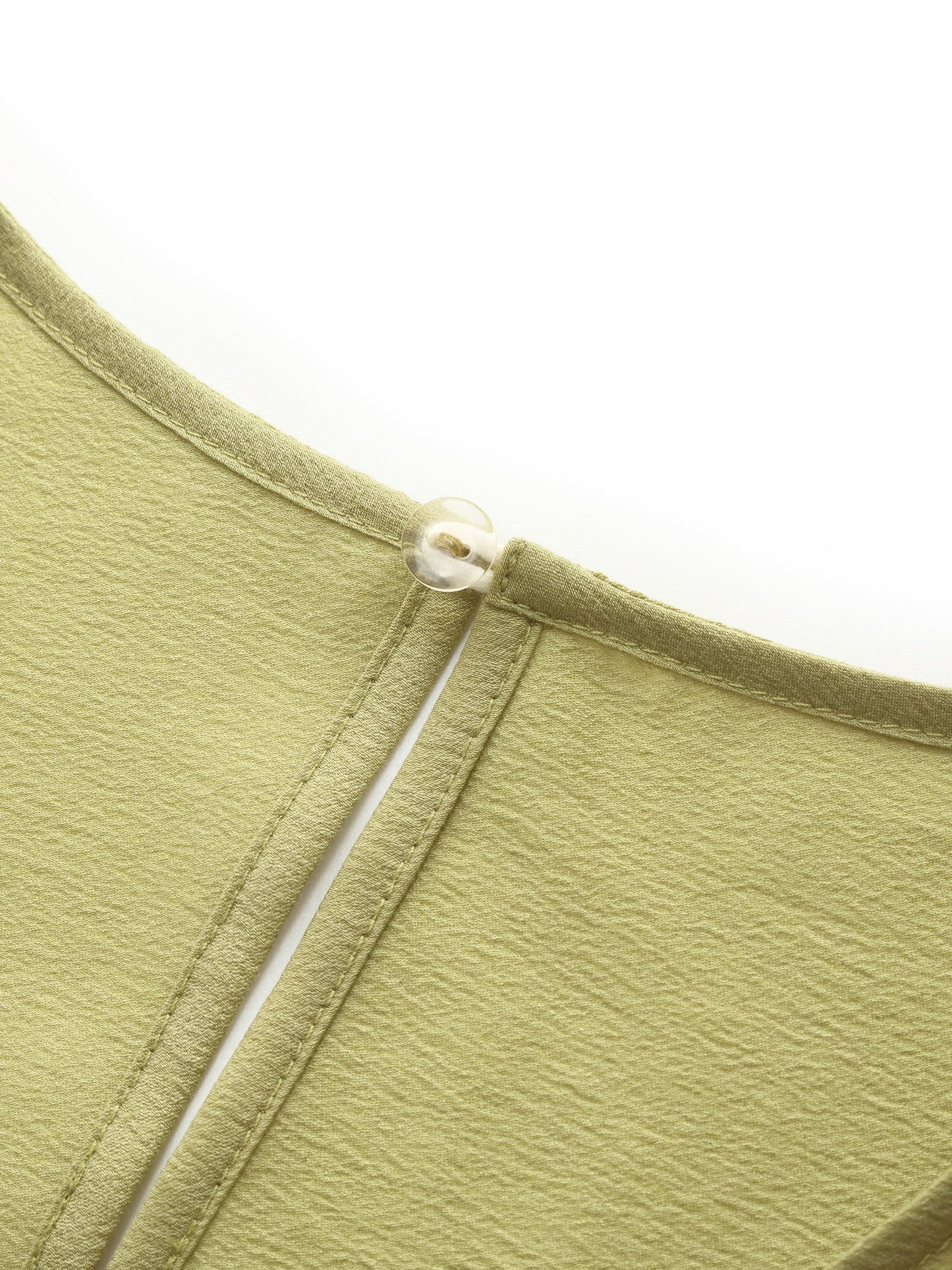 Acetate Twist Front Women Cap Sleeve Top