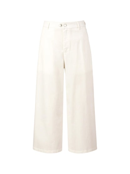 Denim Adjustable Waist Women Ankle-Length Jeans