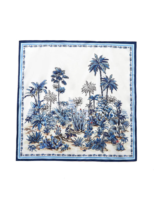 14MM Mulberry Silk Floral Print Women Scarf
