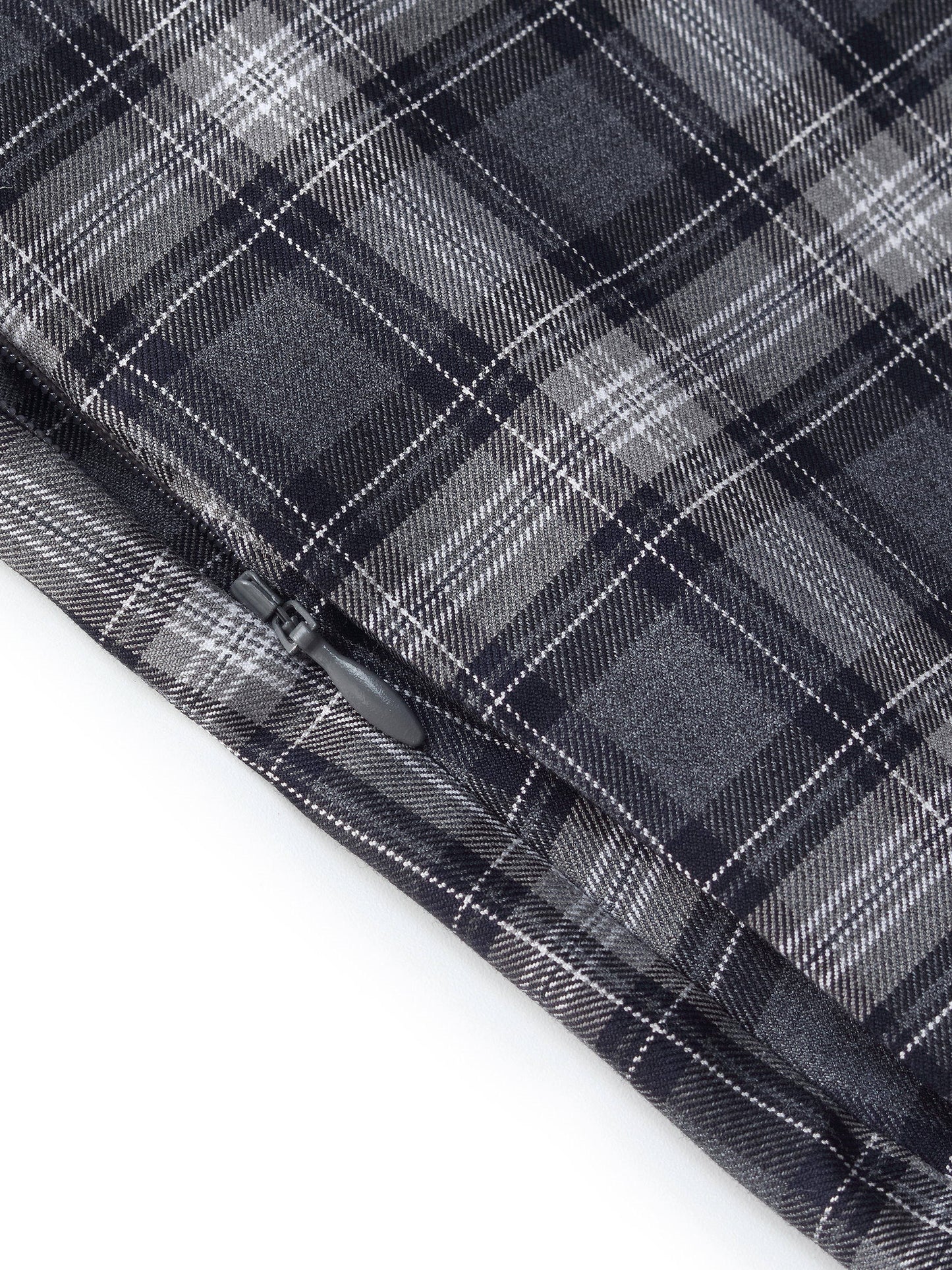 Plaid Women A-Line Skirt With Scrunchie