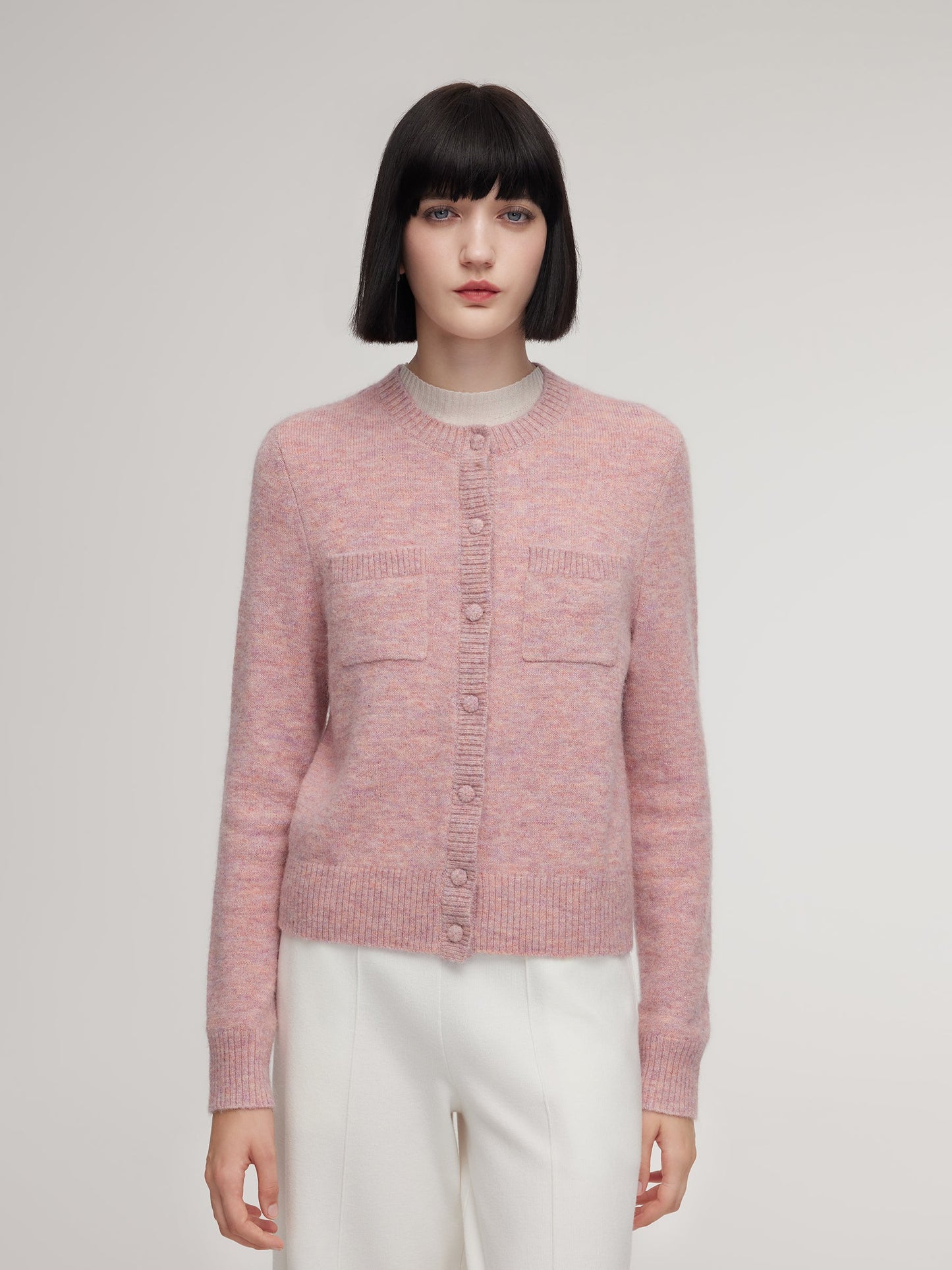 Alpaca Wool Blend Women Cardigan
