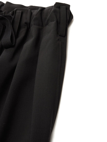 Machine Washable Wool Blend Loose Fit Unisex Barrel Leg Pants