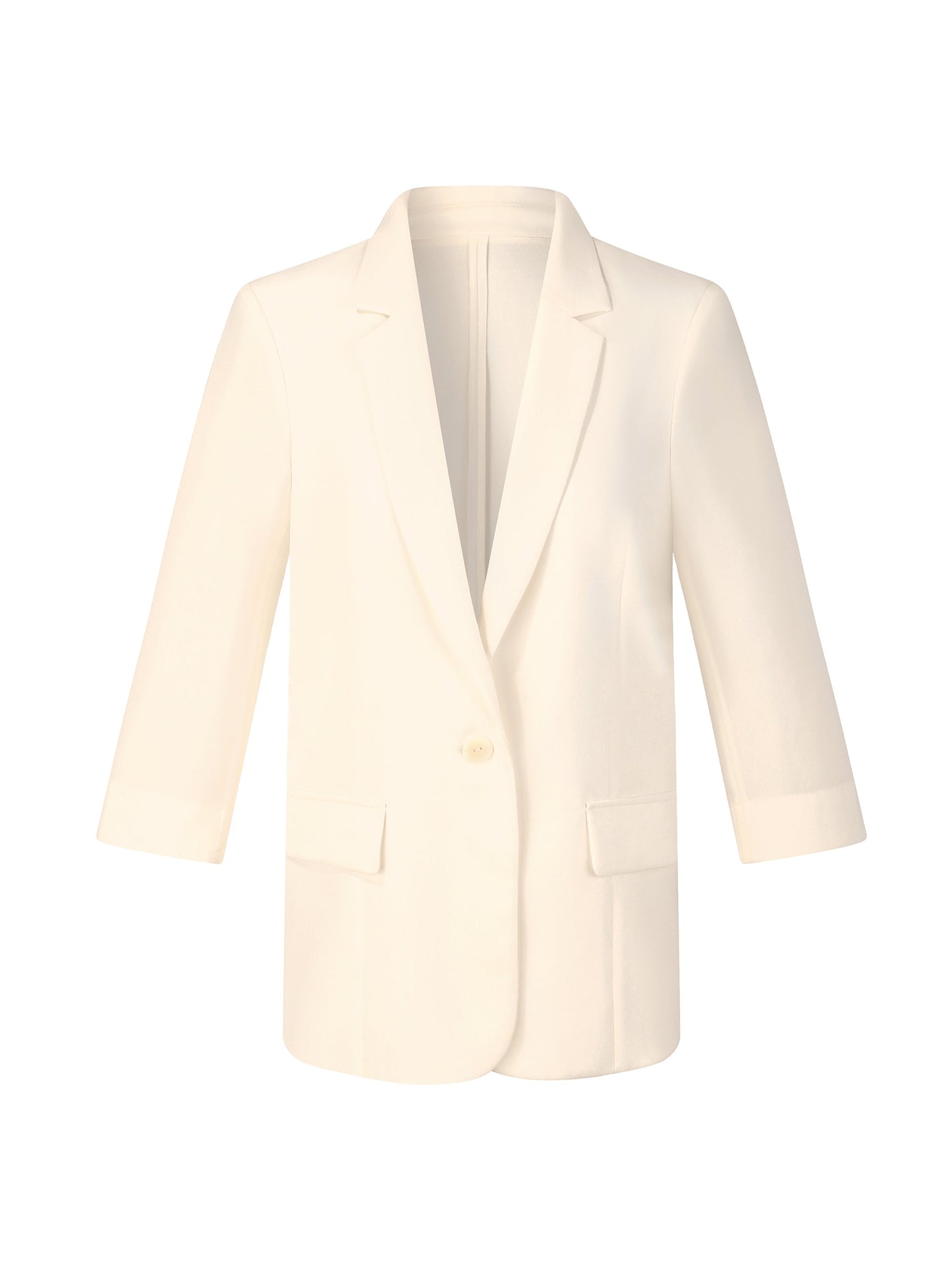 Acetate Blend Slim Fit Women Blazer