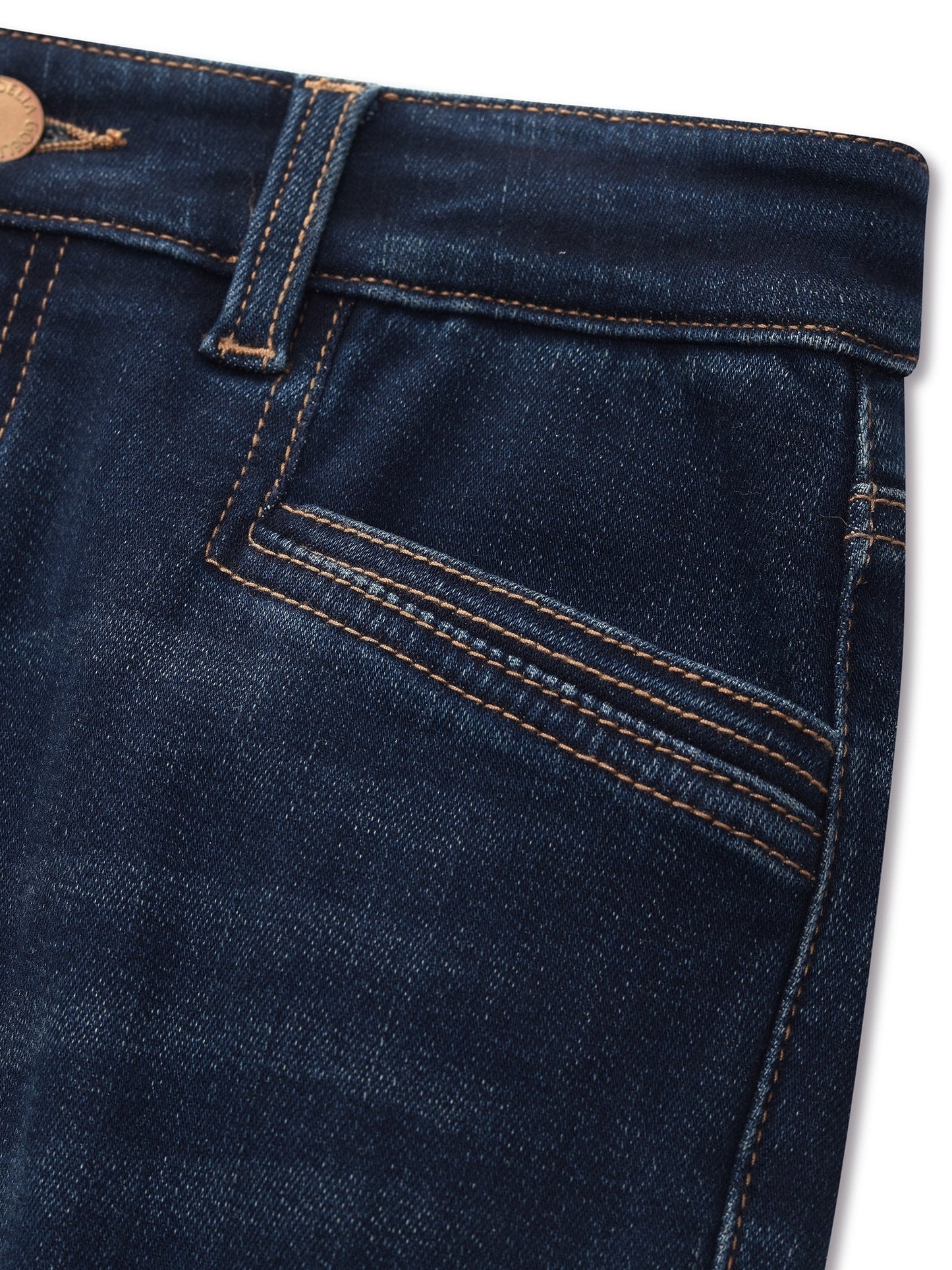 Denim Fleece Lined Women Flared Jeans