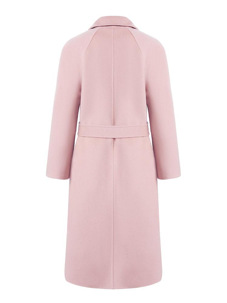 Pure Cashmere Tie-up Women Coat