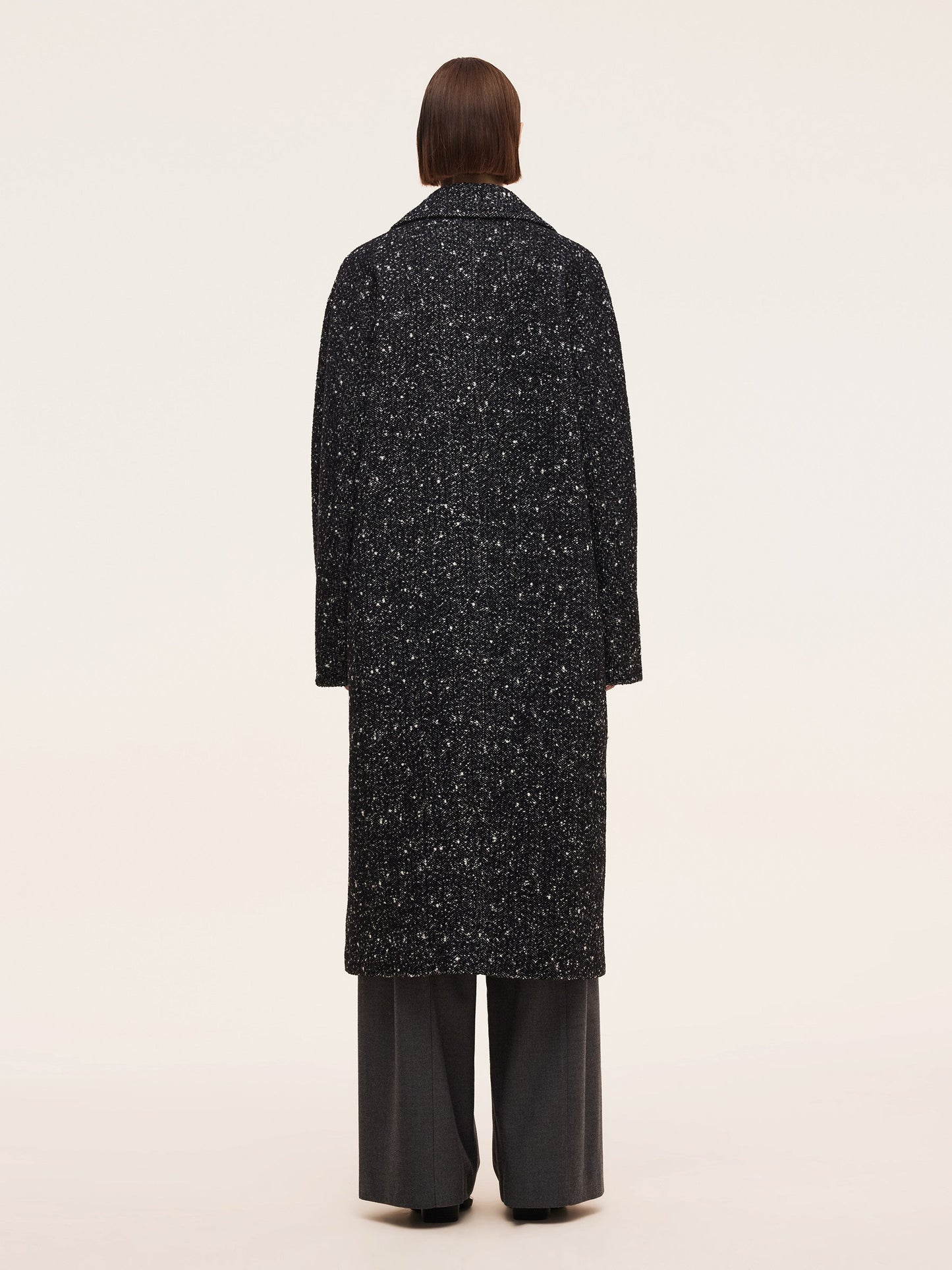 Wool Blend Unisex Oversized Coat