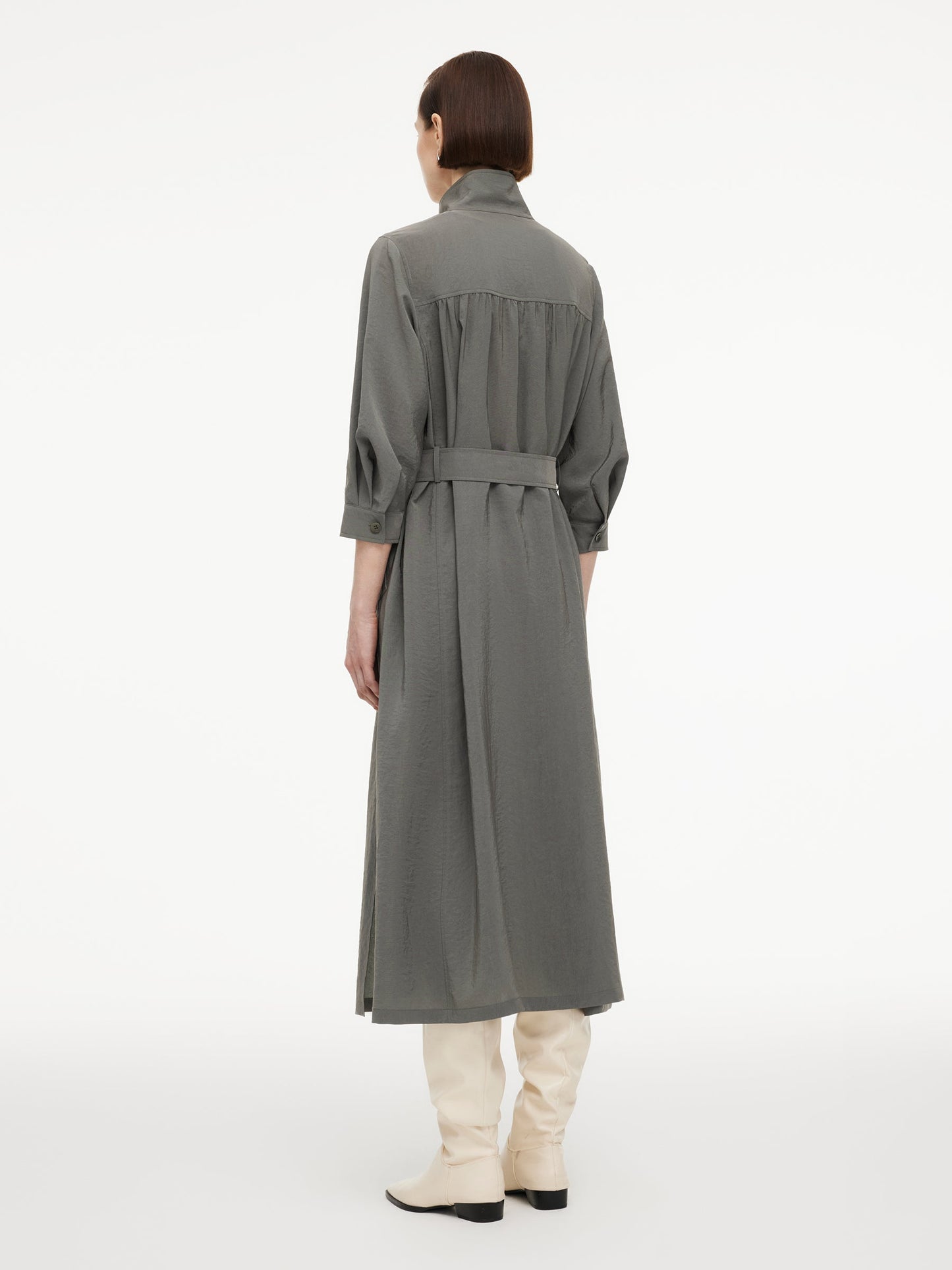 [Preview] Triacetate Blend Women Trench Coat