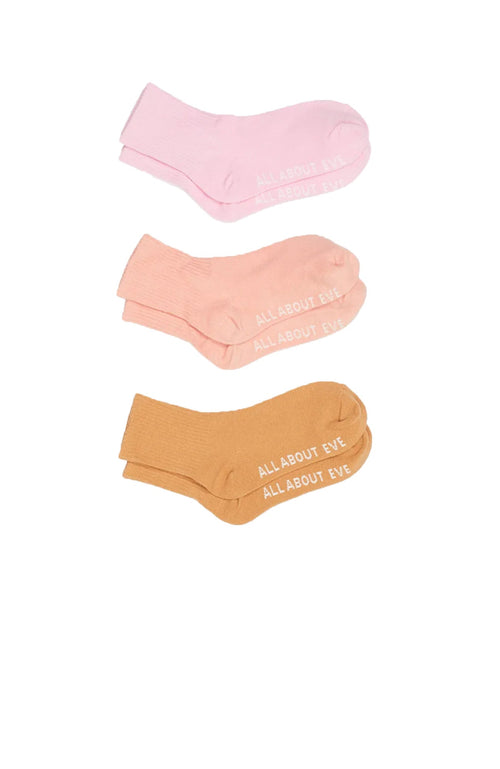 All About Eve Ankle Socks 3PK Multi
