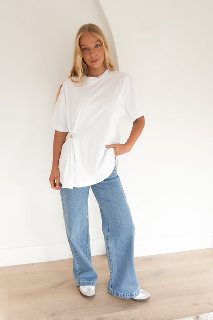 AAE Liv Gather Tee White
