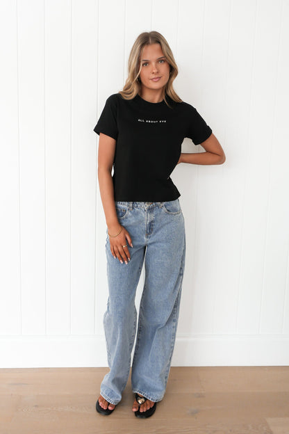 AAE Washed Tee Black