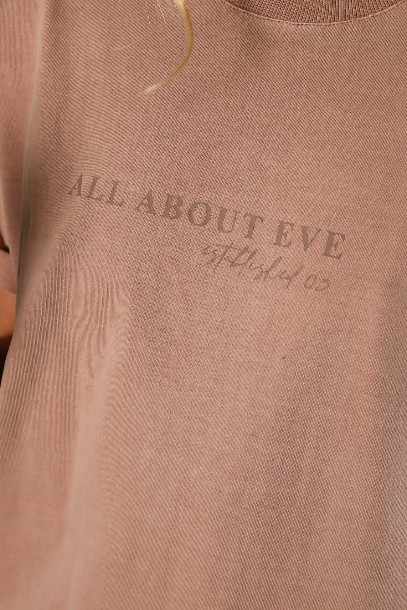 AAE Washed Tee Dress Tan