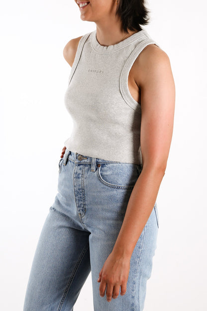 A Heather Singlet Grey Marle