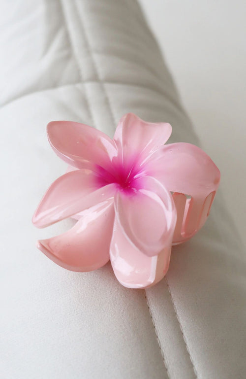 Aloha Claw Clip Pink