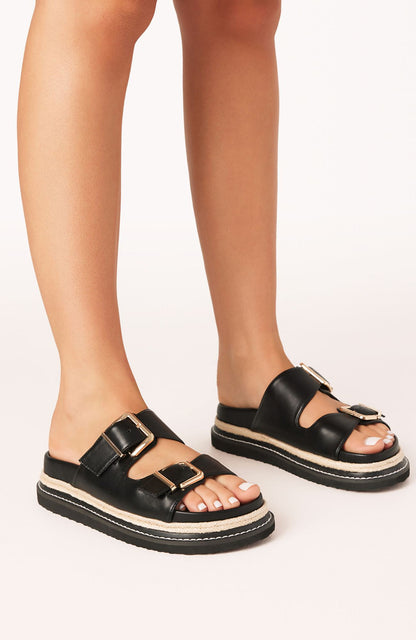 Alder Sandal Black