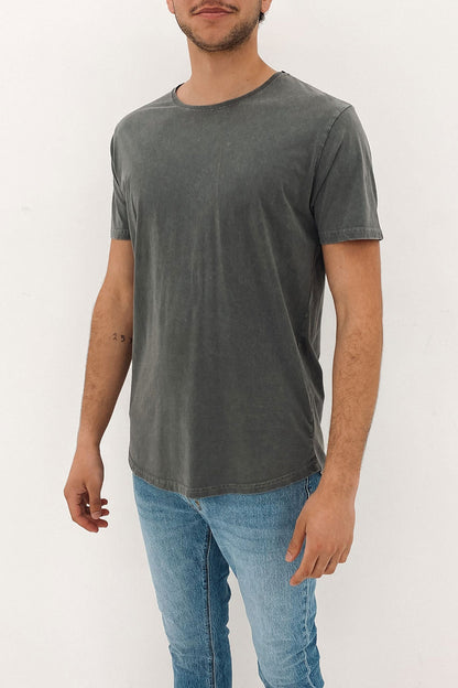 Acid Tail Tee Charcoal