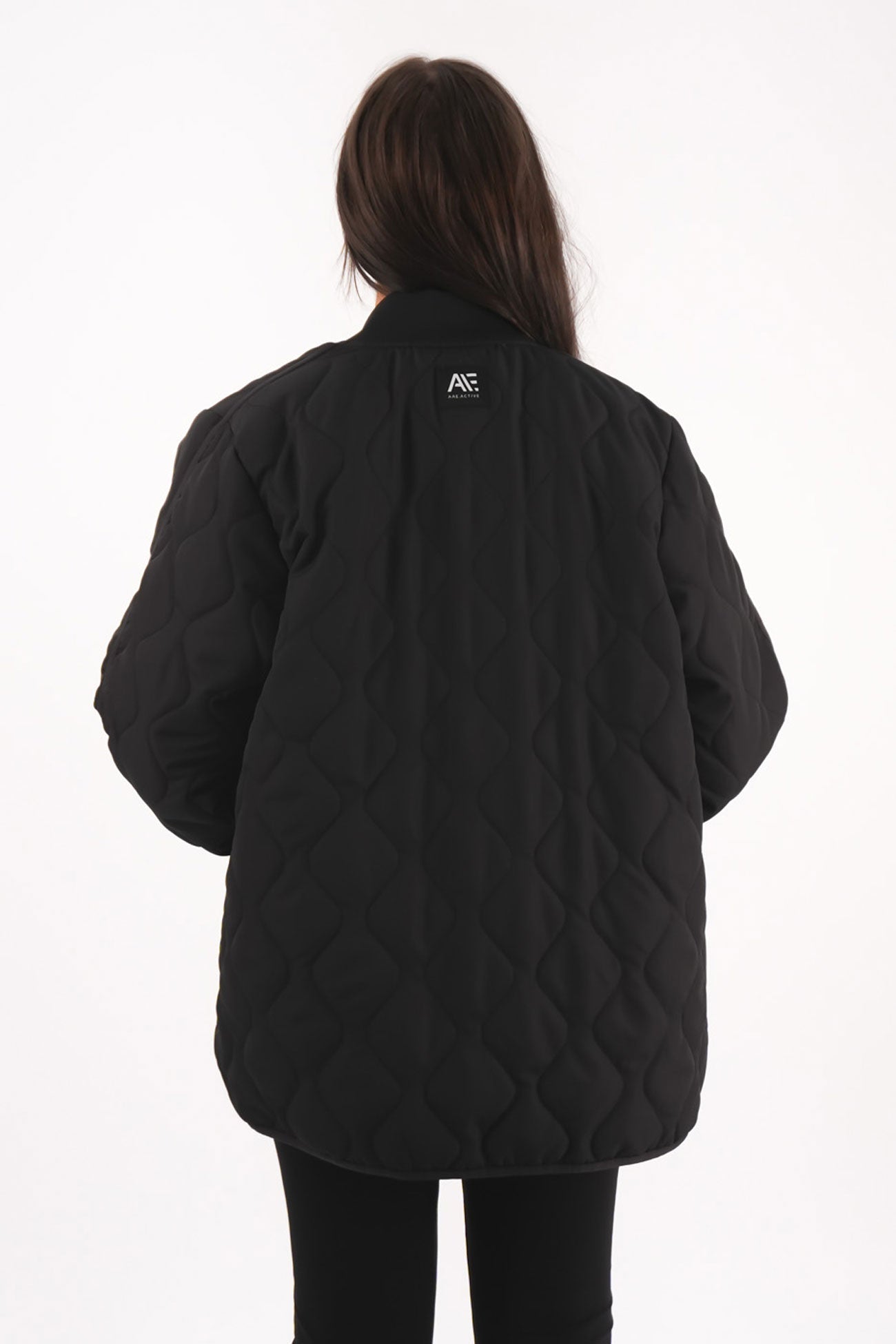 Active Quilted Jacket Black