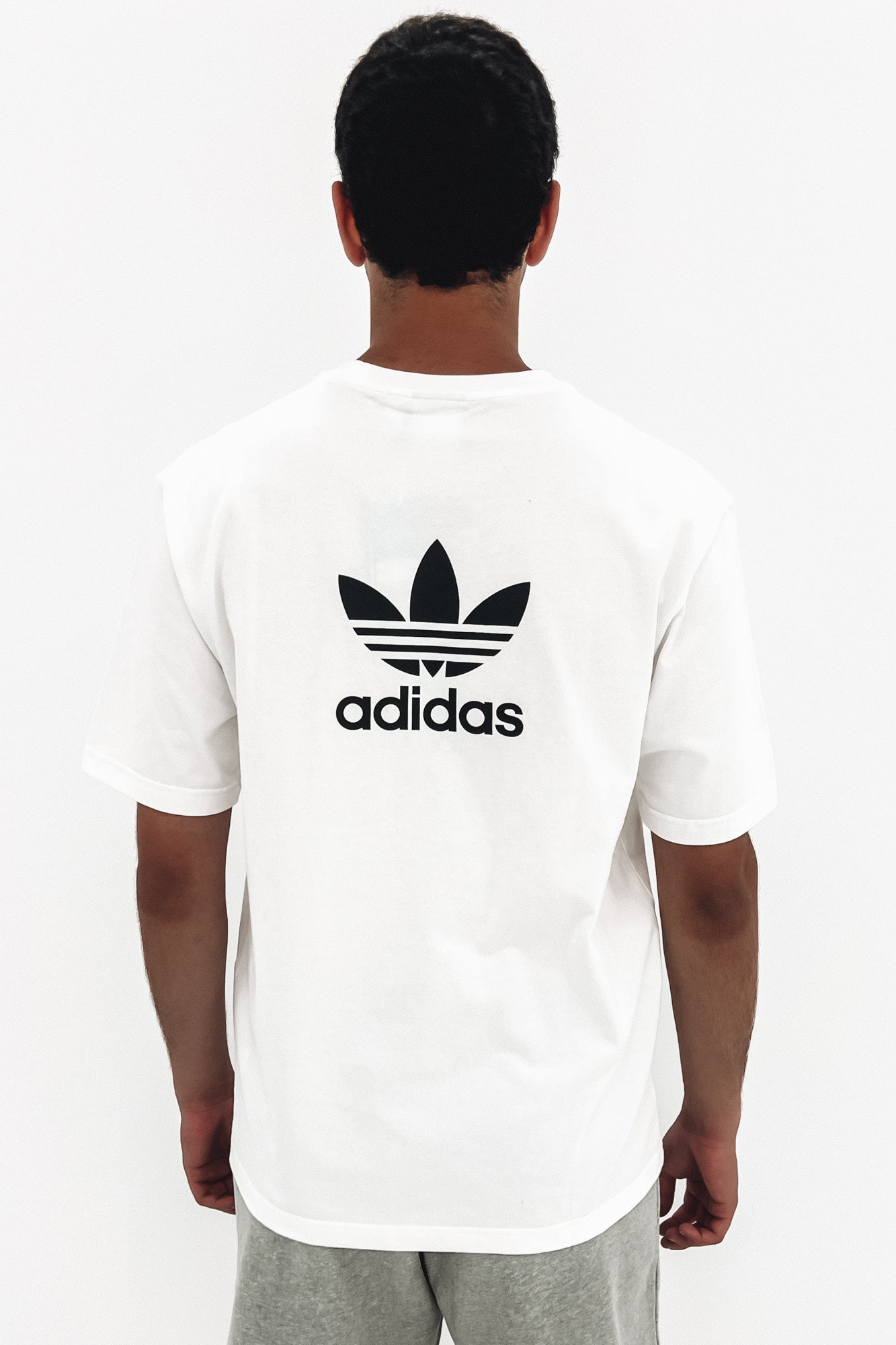 Adicolor Classics Back And Front Trefoil Boxy Tee White