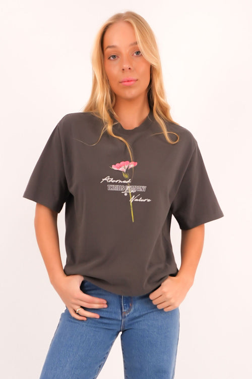 Adorned In Nature Square Tee Merch Black