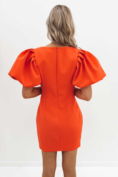 After Glow Mini Dress Chilli