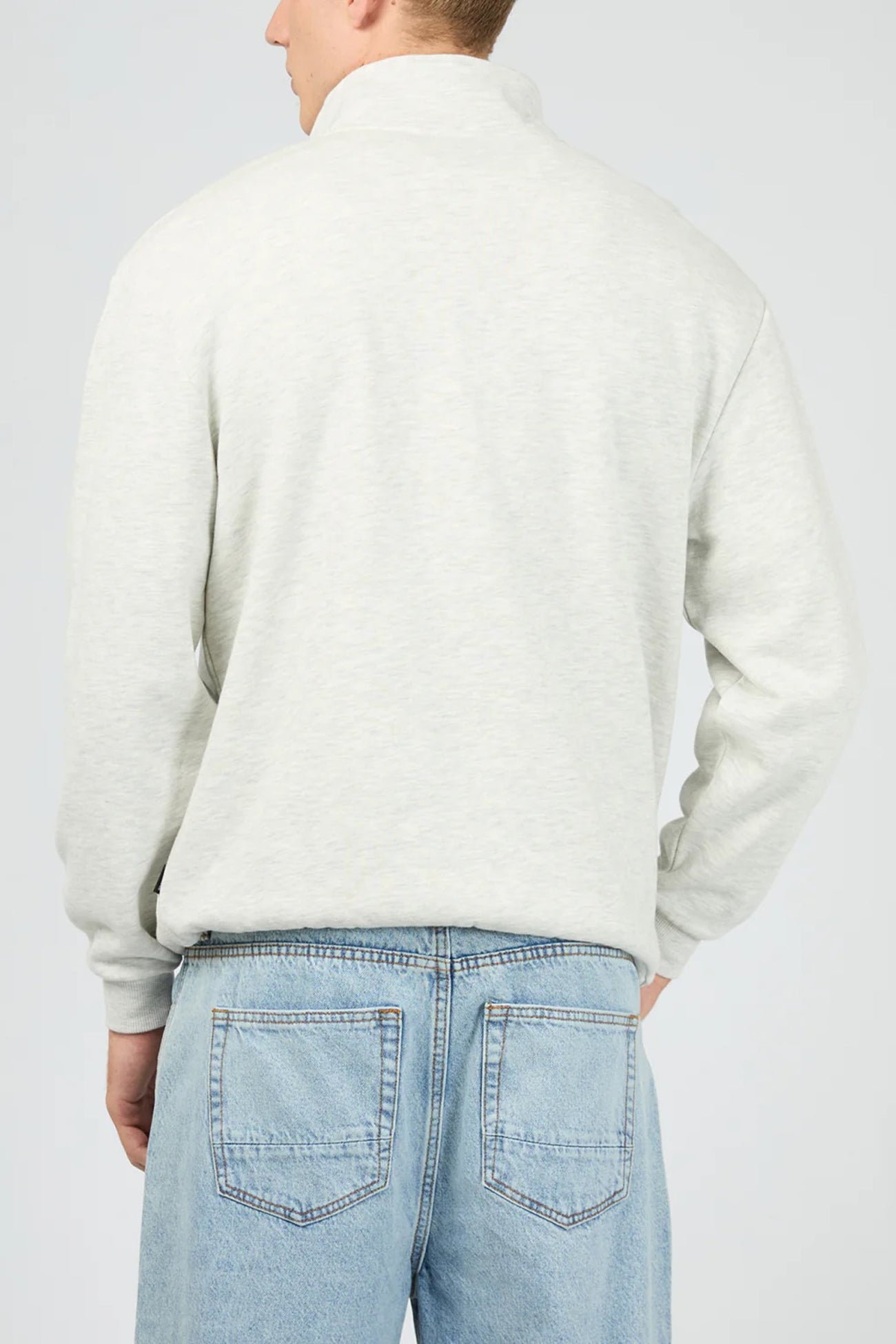 Airlock Quarter Zip Stone Marle