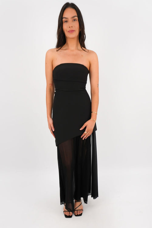 Alessia Midi Dress Black