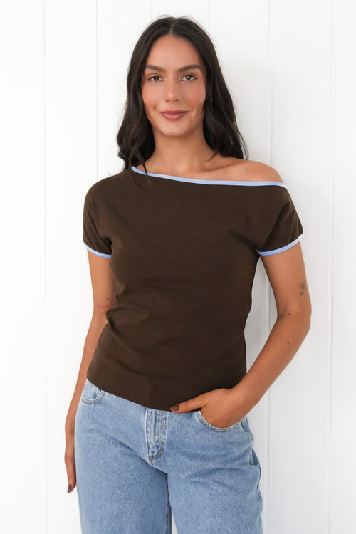 Aliah Top Chocolate