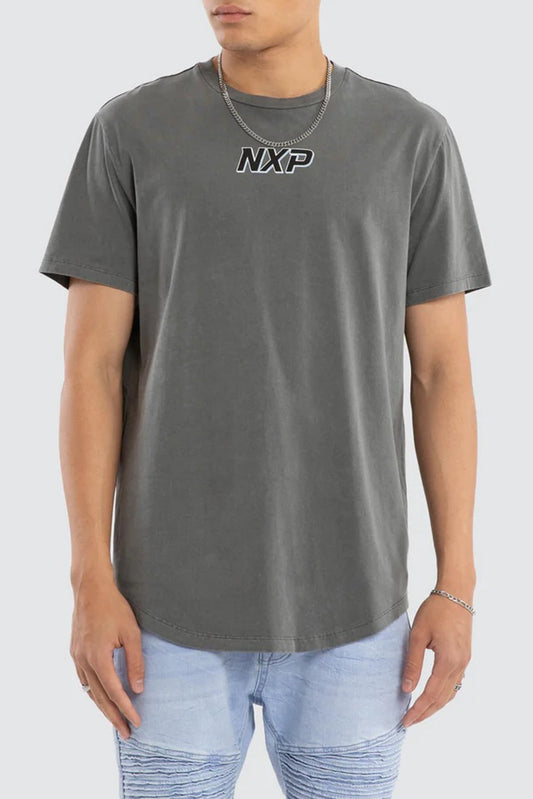 All For One Dual Curved Tee Pigment Steel
