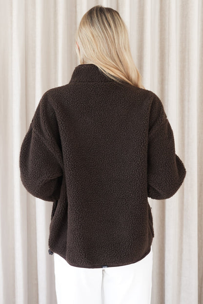 All Star Sherpa Fleece Brown