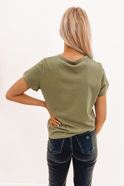 Allura Mixed Femme Tee Khaki